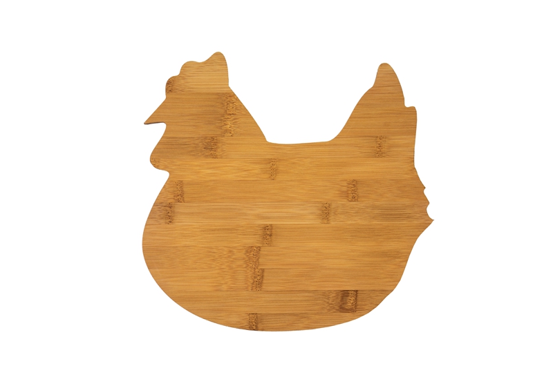 Animal shaped bamboo cutting serving boards