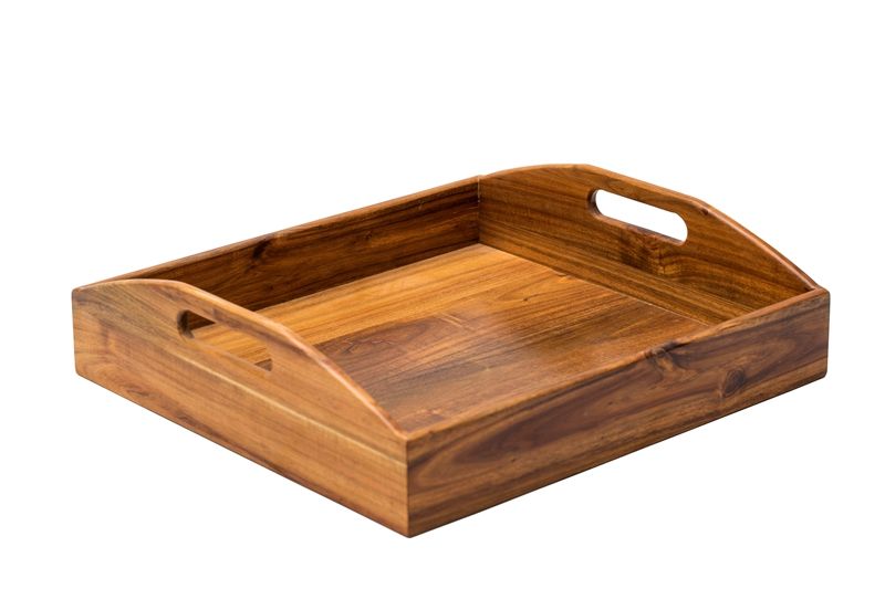 Acacia wood serving trays A