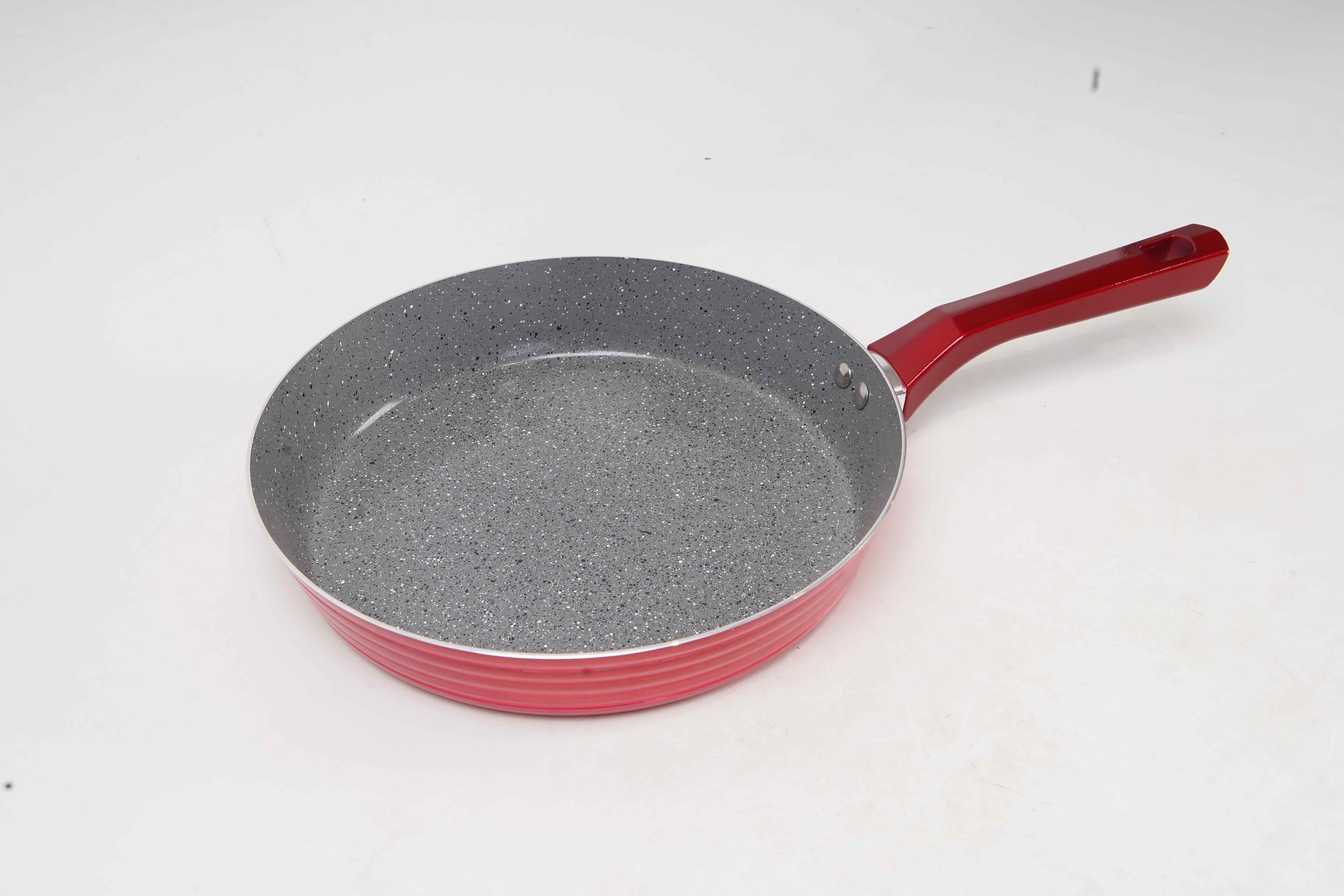 Press aluminum fry pan-stripe