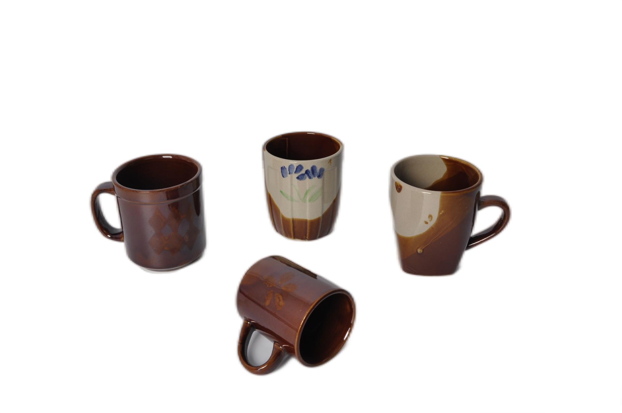 Stoneware ceramic coffee mug E