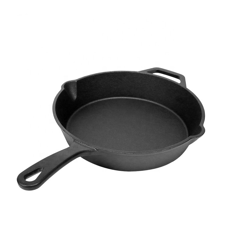 Cast Iron fry pan with side ear