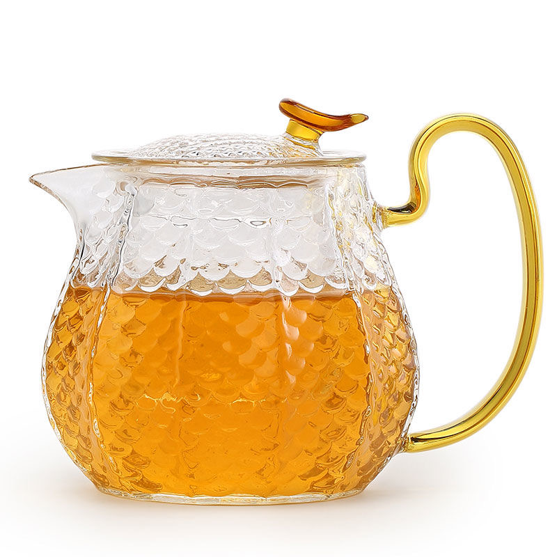 500ml borosilicate glass tea pot with infuser