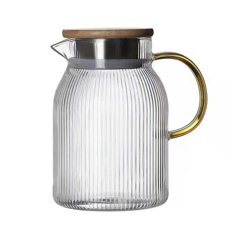 1200ml borosilicate glass tea pot