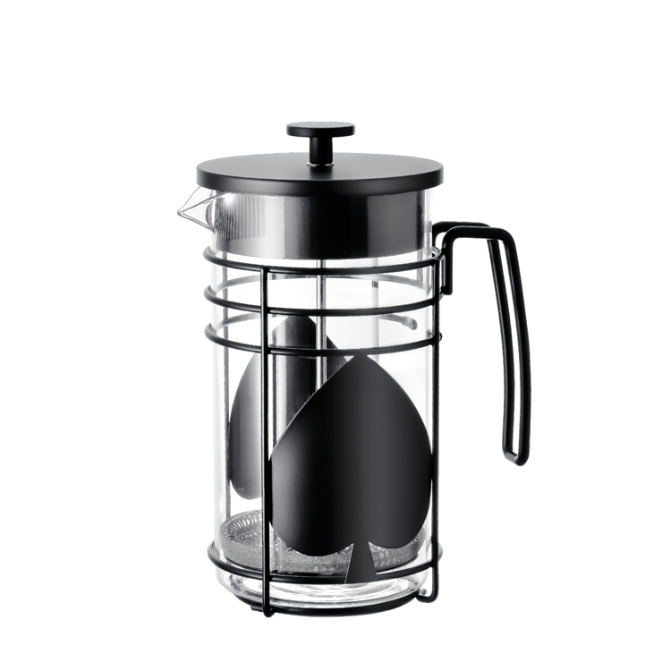 High borosilicate glass french coffee press A