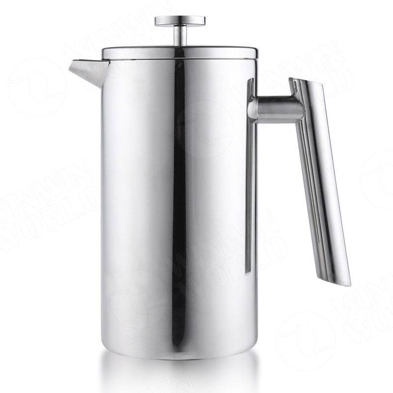 Stainless steel french coffee press