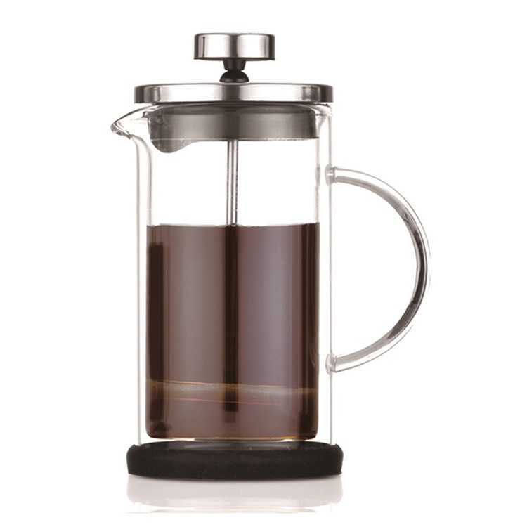 High borosilicate glass double wall french coffee press B