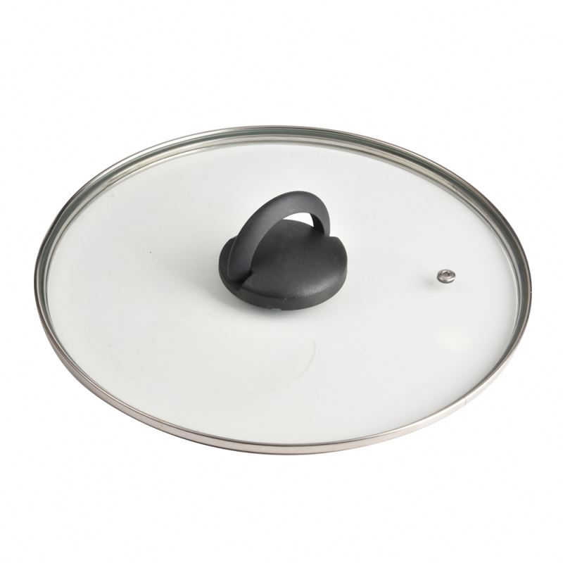 Stainless steel glass lid for cooking pots  with pp knob A