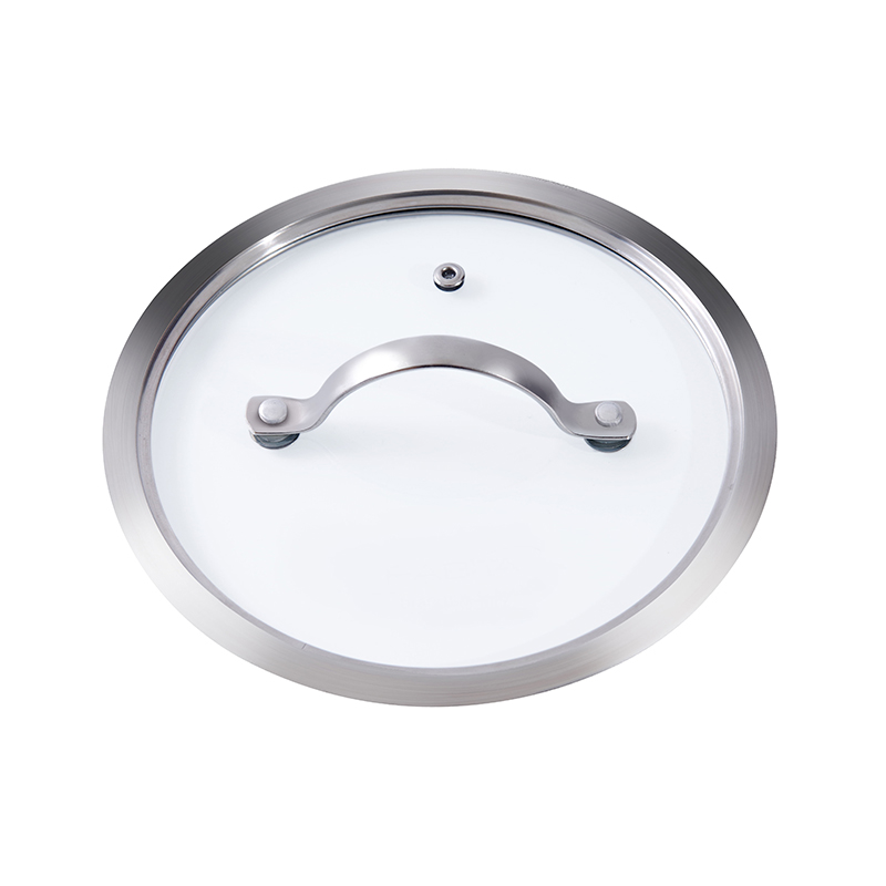 Stainless steel glass lid for cooking pots A