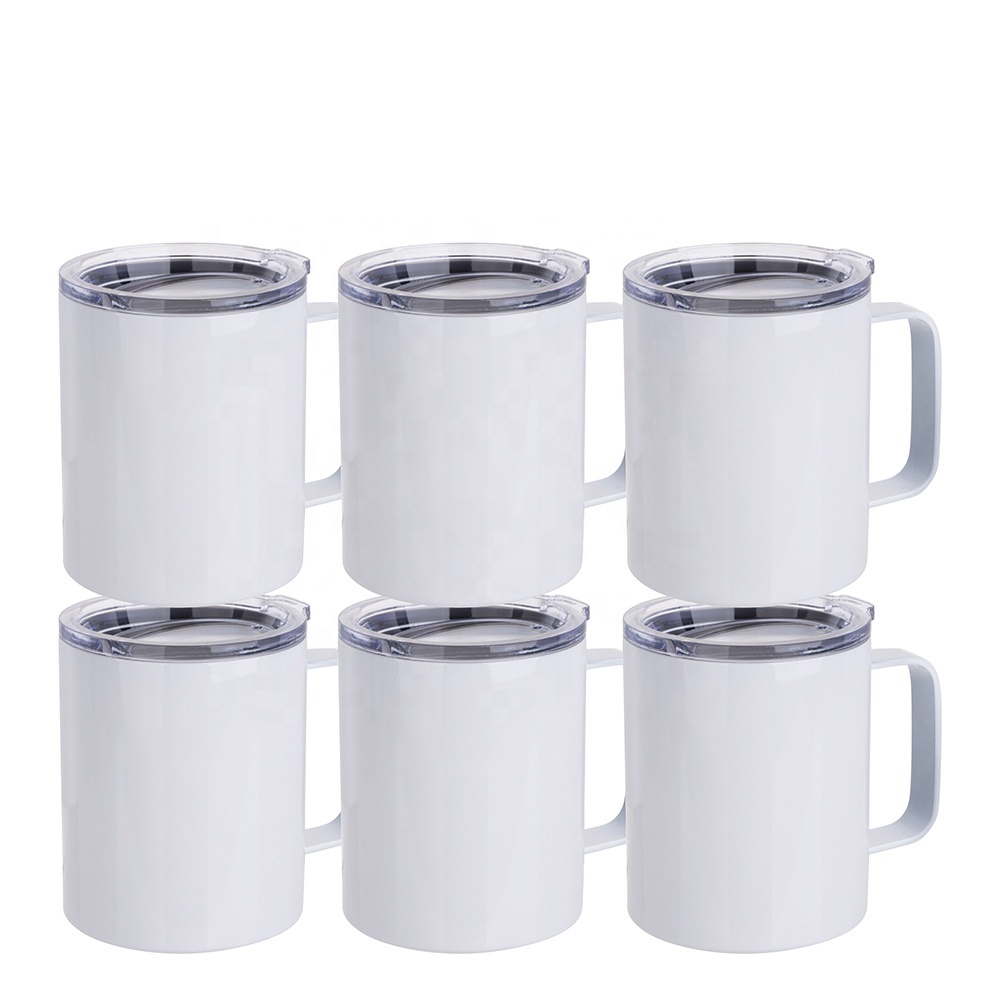 360ml Stainless steel double wall coffee tumbler with handle