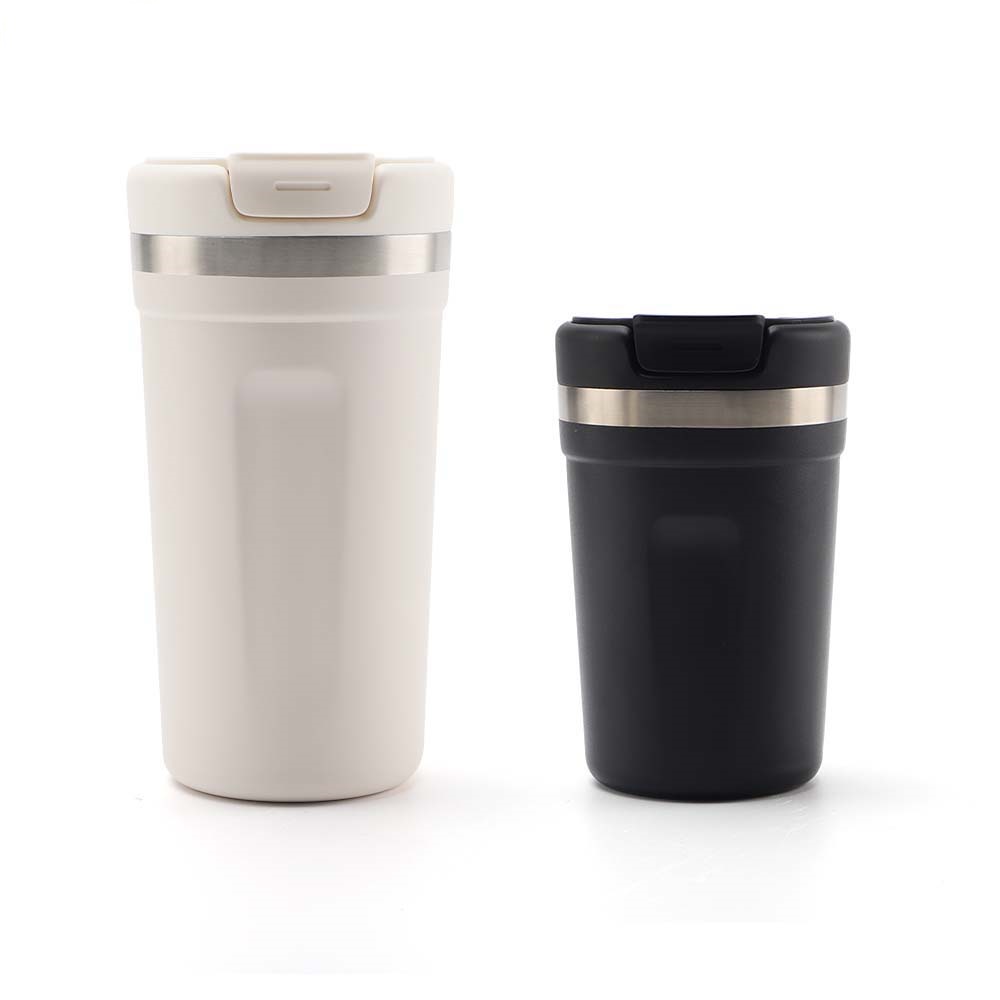 300ml Stainless steel double wall coffee tumbler with lid B