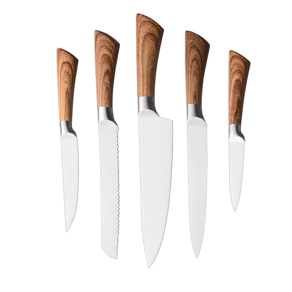 5pcs 3Cr13 kitchen knife set B