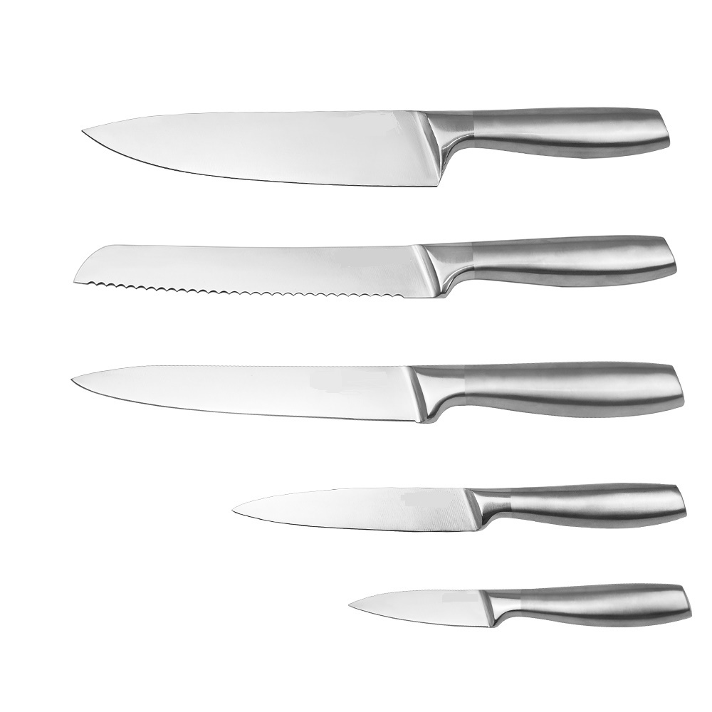 5pcs 3Cr13 kitchen knife set A