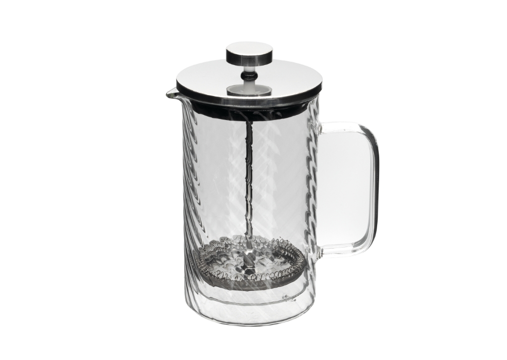 High borosilicate glass double wall coffee press B